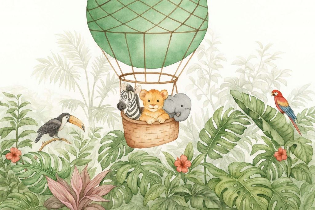Jungleballon con pequeños amigos