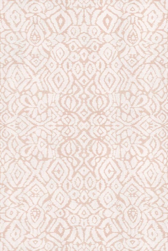 Patrón ornamental ikat de melocotón suave