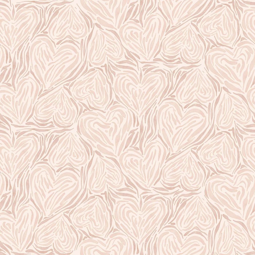 Hojas orgánicas en beige rubor