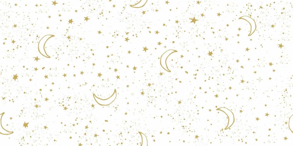 Luz nocturna dorada sobre blanco