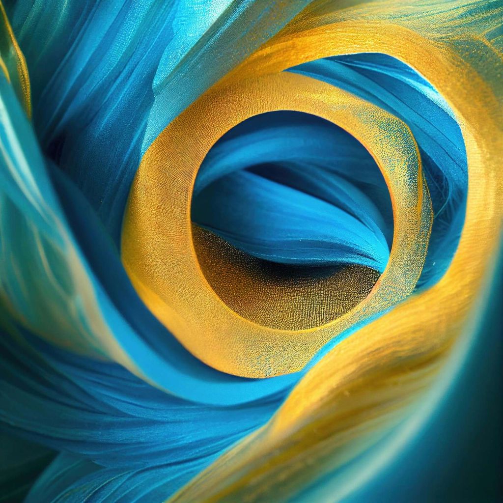 Flor de gloria de la mañana Macro Azul