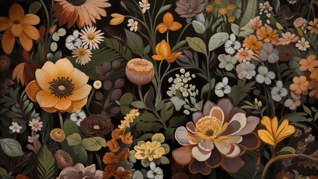 Calidez de una exuberante flora botánica