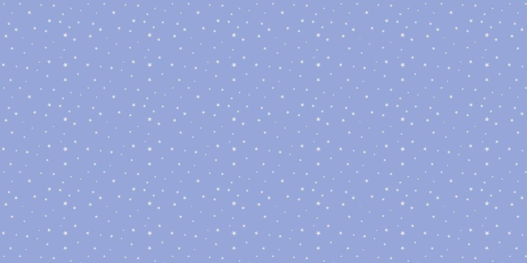 Estrellas blancas sobre azul lavanda