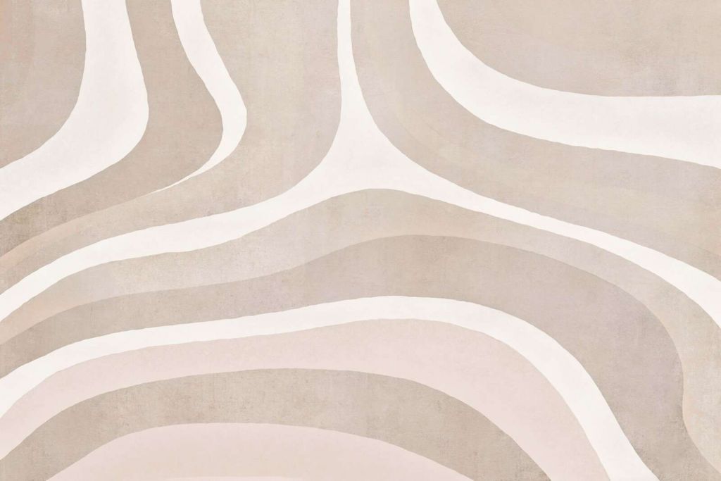 Formas y figuras boho retro beige arena