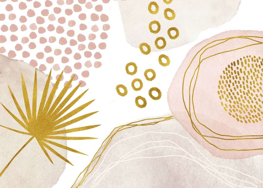 Vibras tropicales boho con glamour dorado