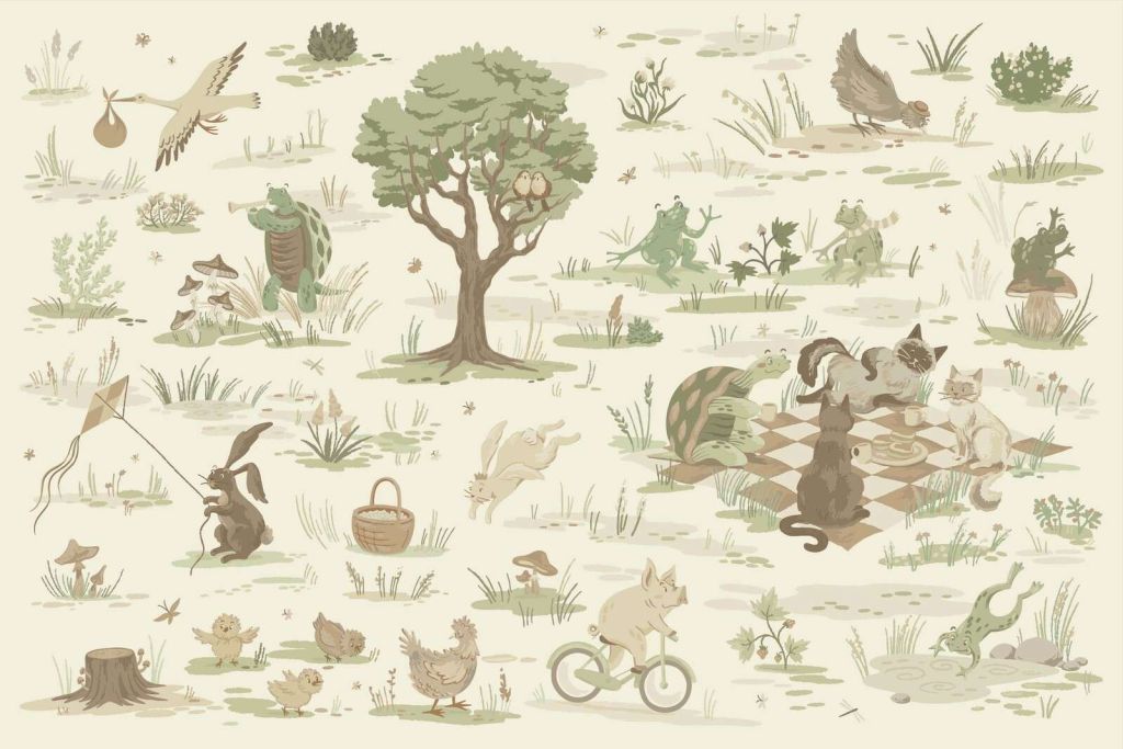 Animales del bosque naturales