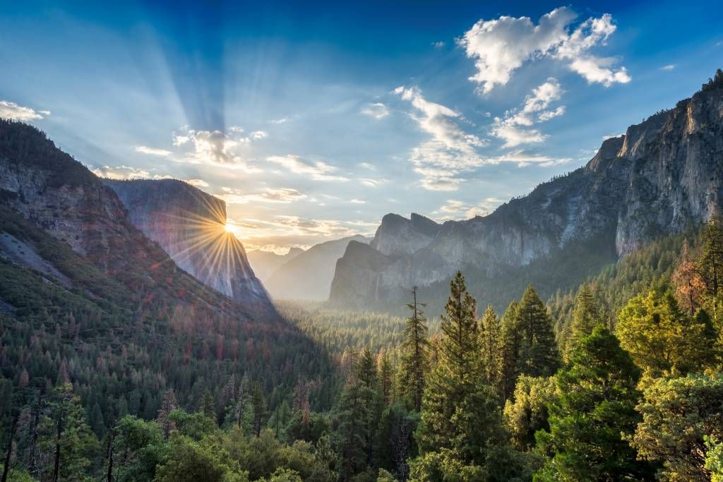 Puesta de sol en el Parque Nacional