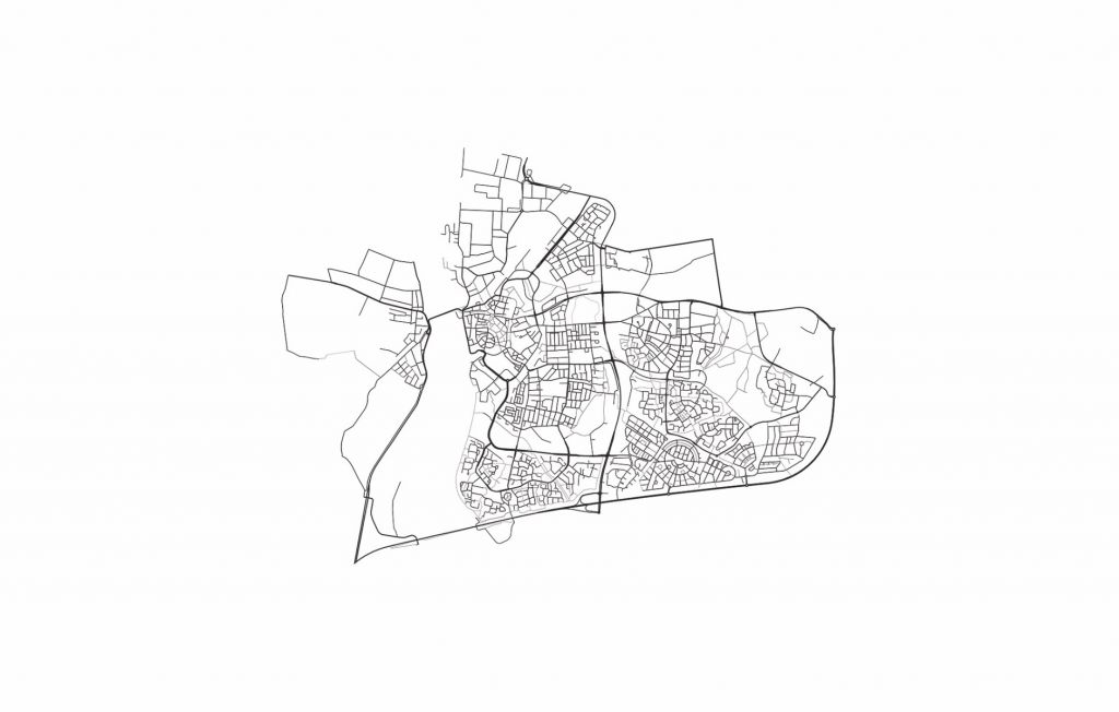 Mapa de Zutphen, blanco