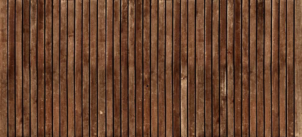 Madera - Papel pintado con Tablas verticales de madera oscura - Pasillo