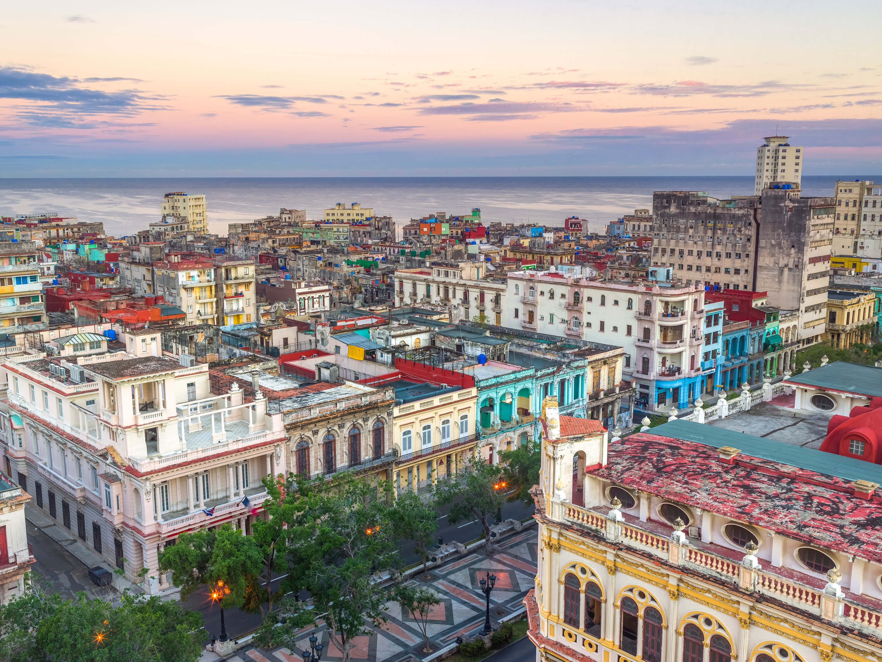  Papel pintado con La Habana desde arriba - Salón