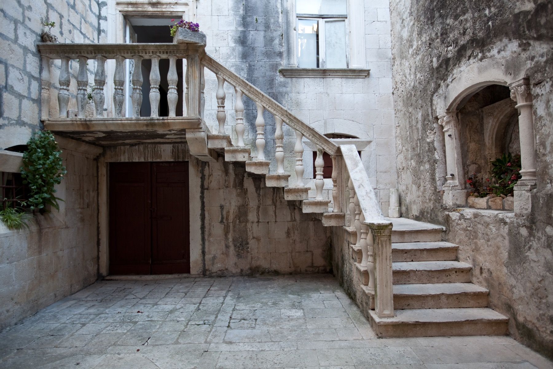 Pasos en el casco antiguo de Curzola