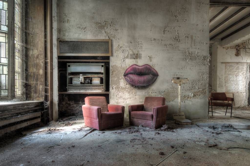 Clínica de bienestar abandonada