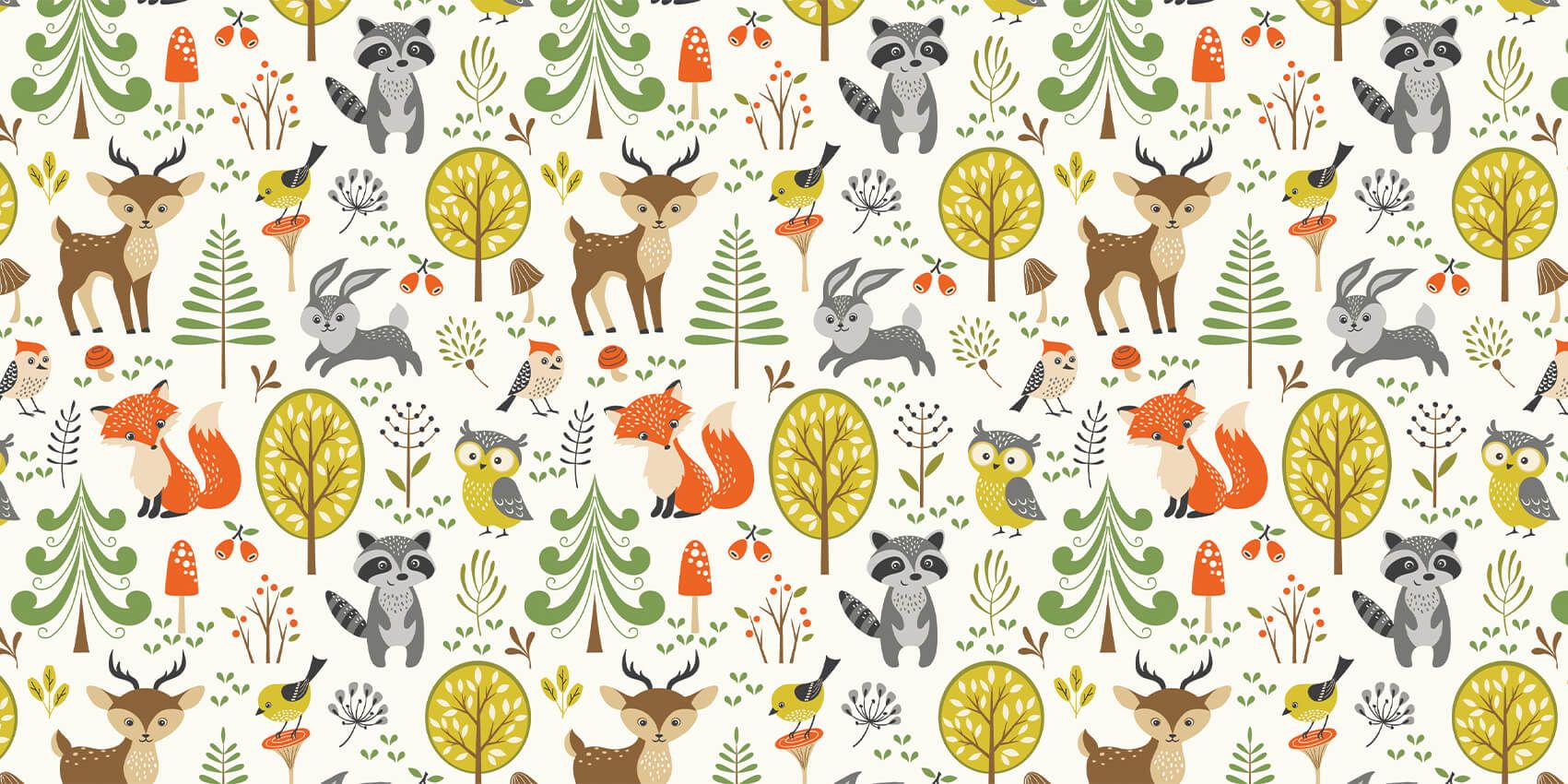 Animales en el bosque