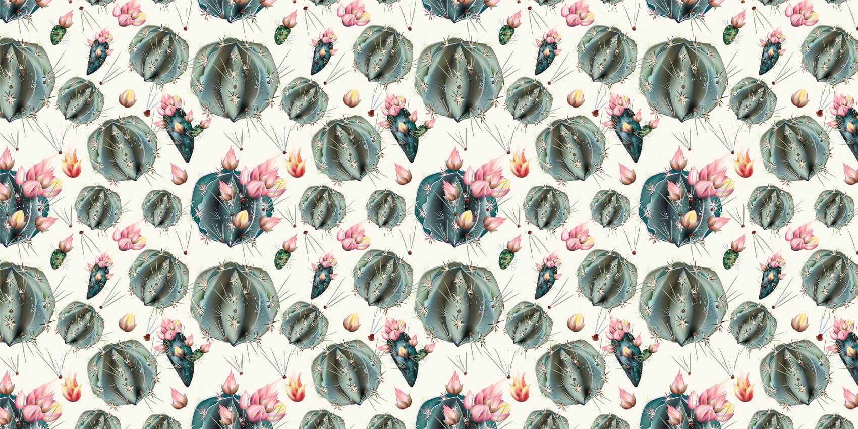 Cactus con flores
