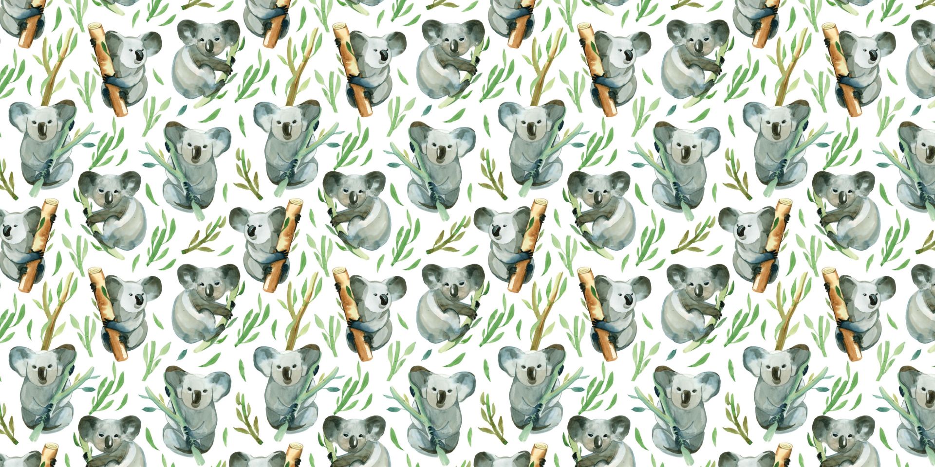 Koalas en bambú