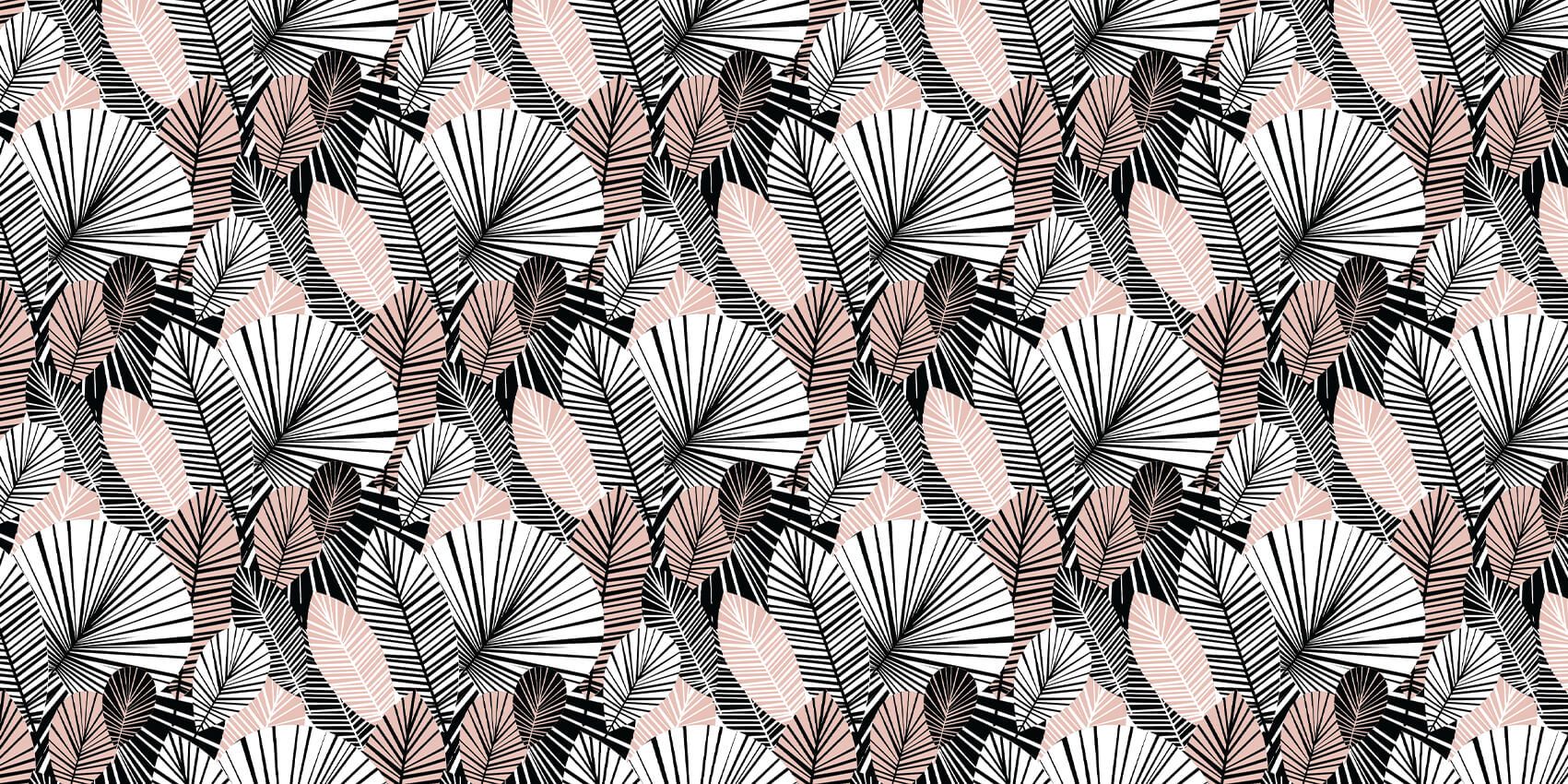 Elegante motivo floral