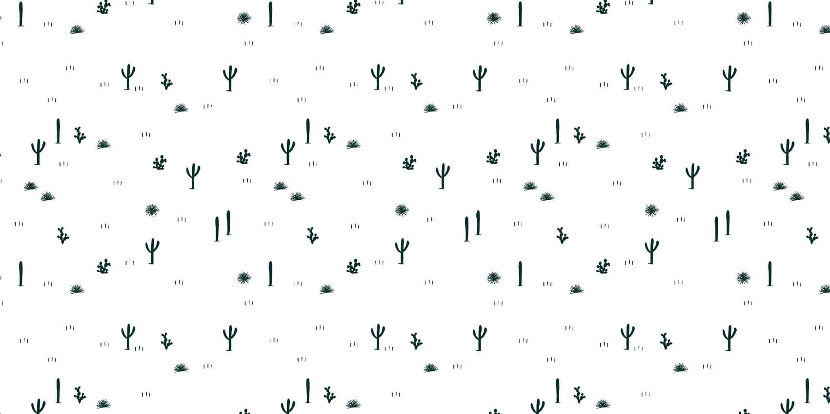 Patrón de cactus