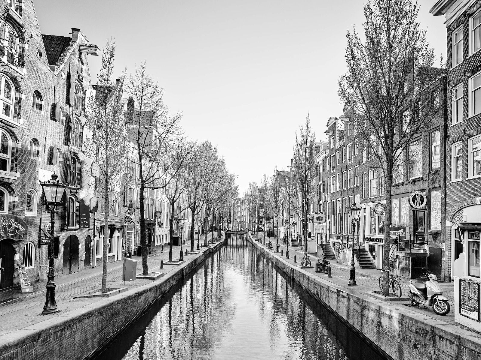 Ámsterdam en blanco y negro