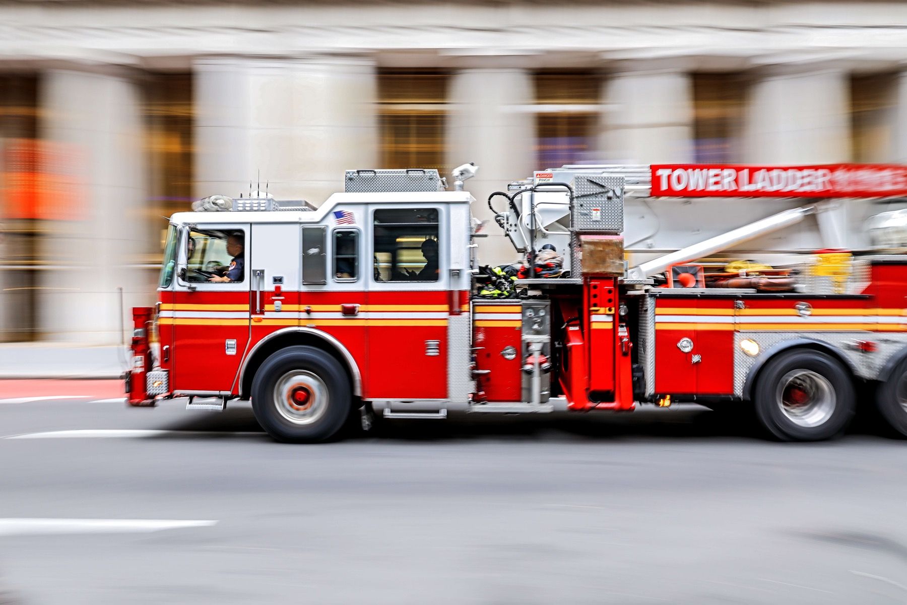 Camión de bomberos americano