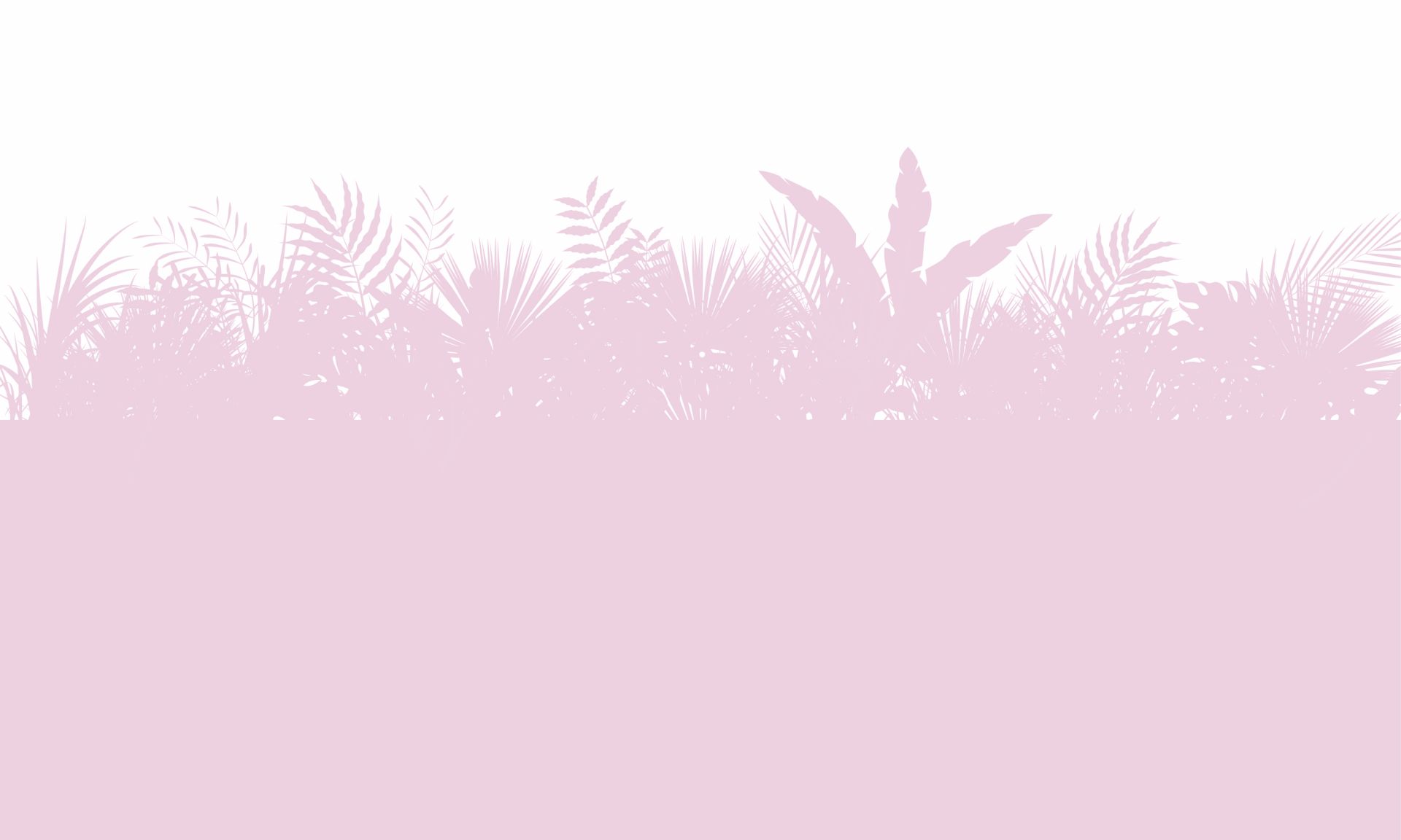 Siluetas hojas de palmera, rosa
