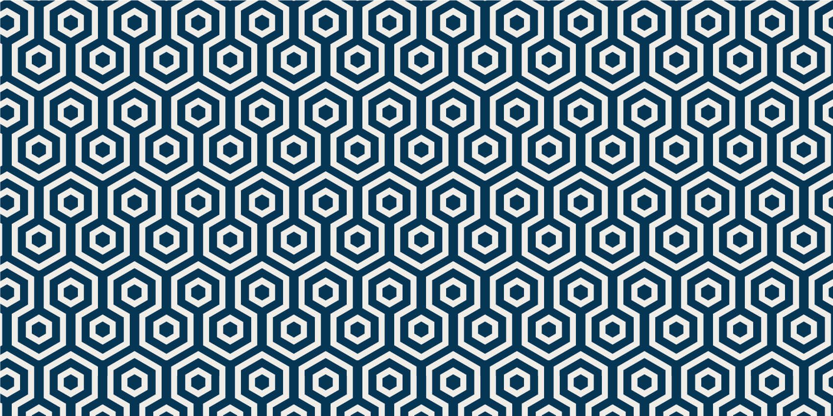 Hexágonos azul oscuro