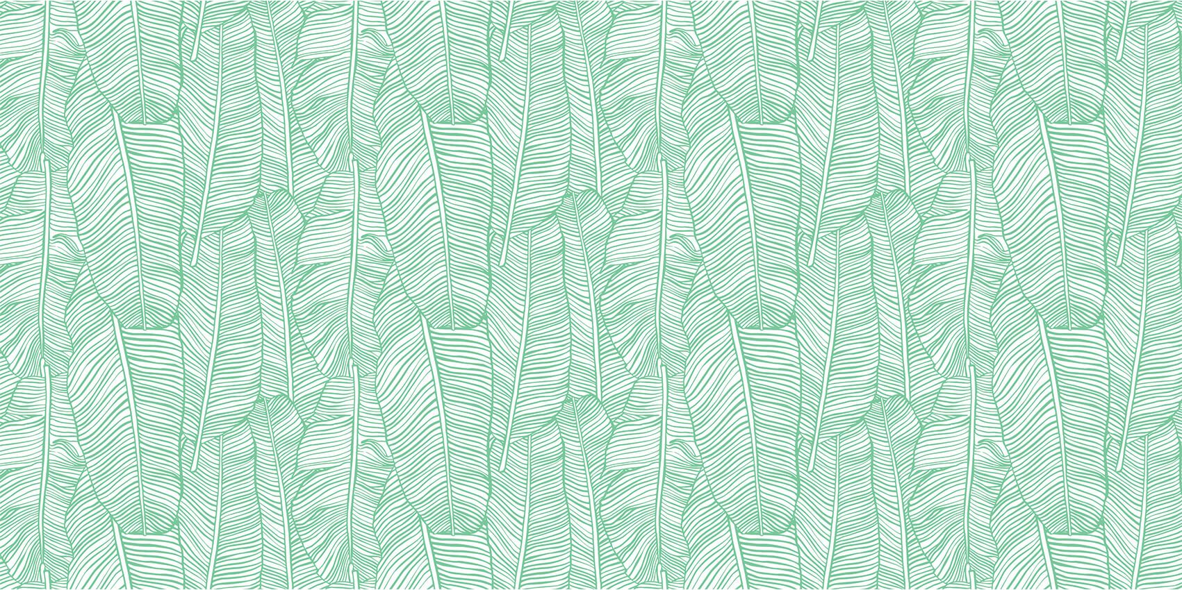 Patrón de hojas verdes