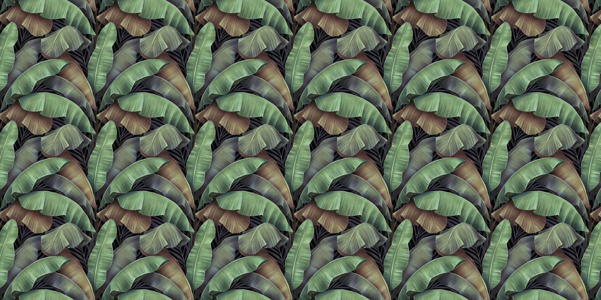 Hojas de plátano de lujo