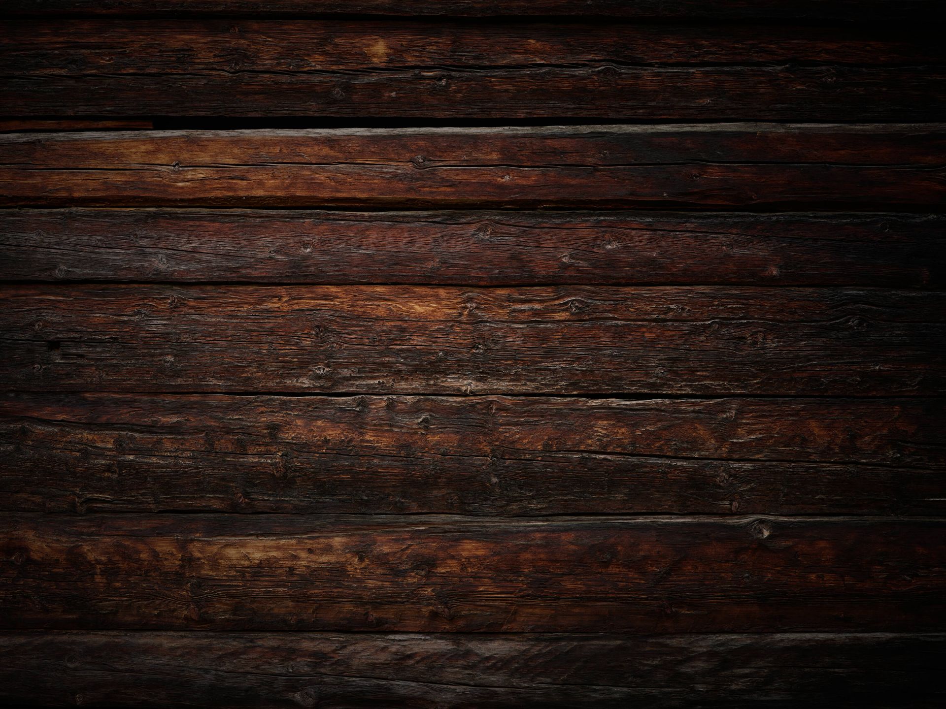 Pared de madera oscura