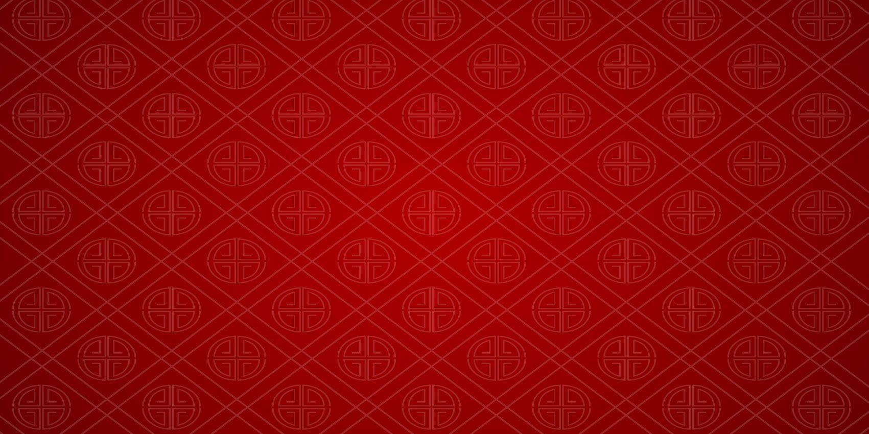 Patrón chino rojo