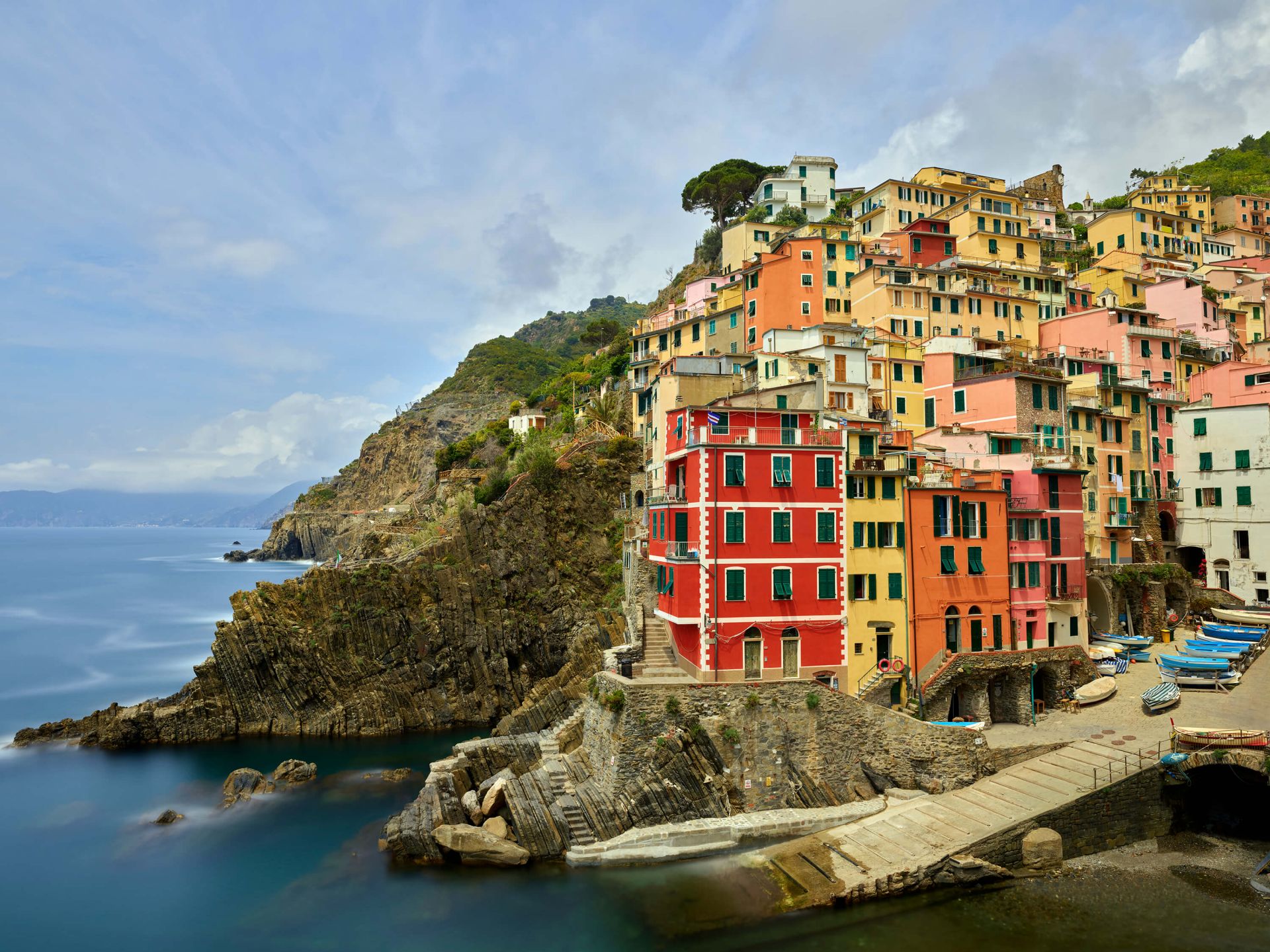 Casas rurales italianas en la costa