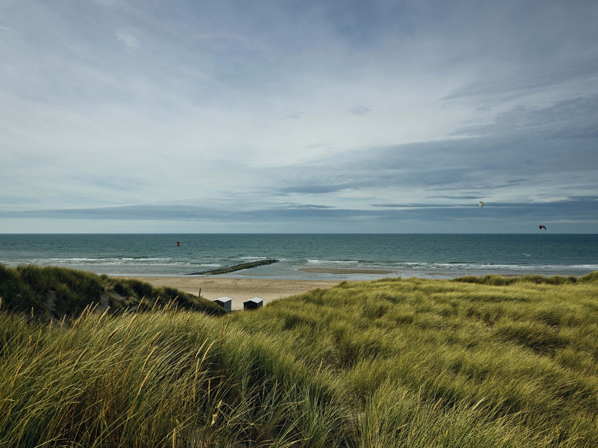 Playa desde las dunas