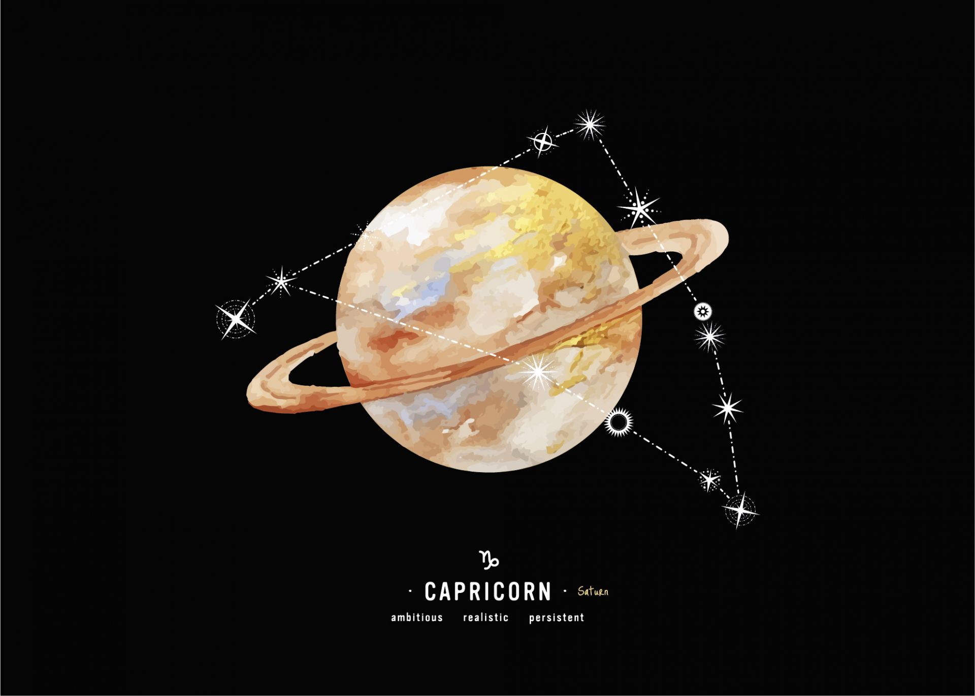 Constelación planeta Capricornio