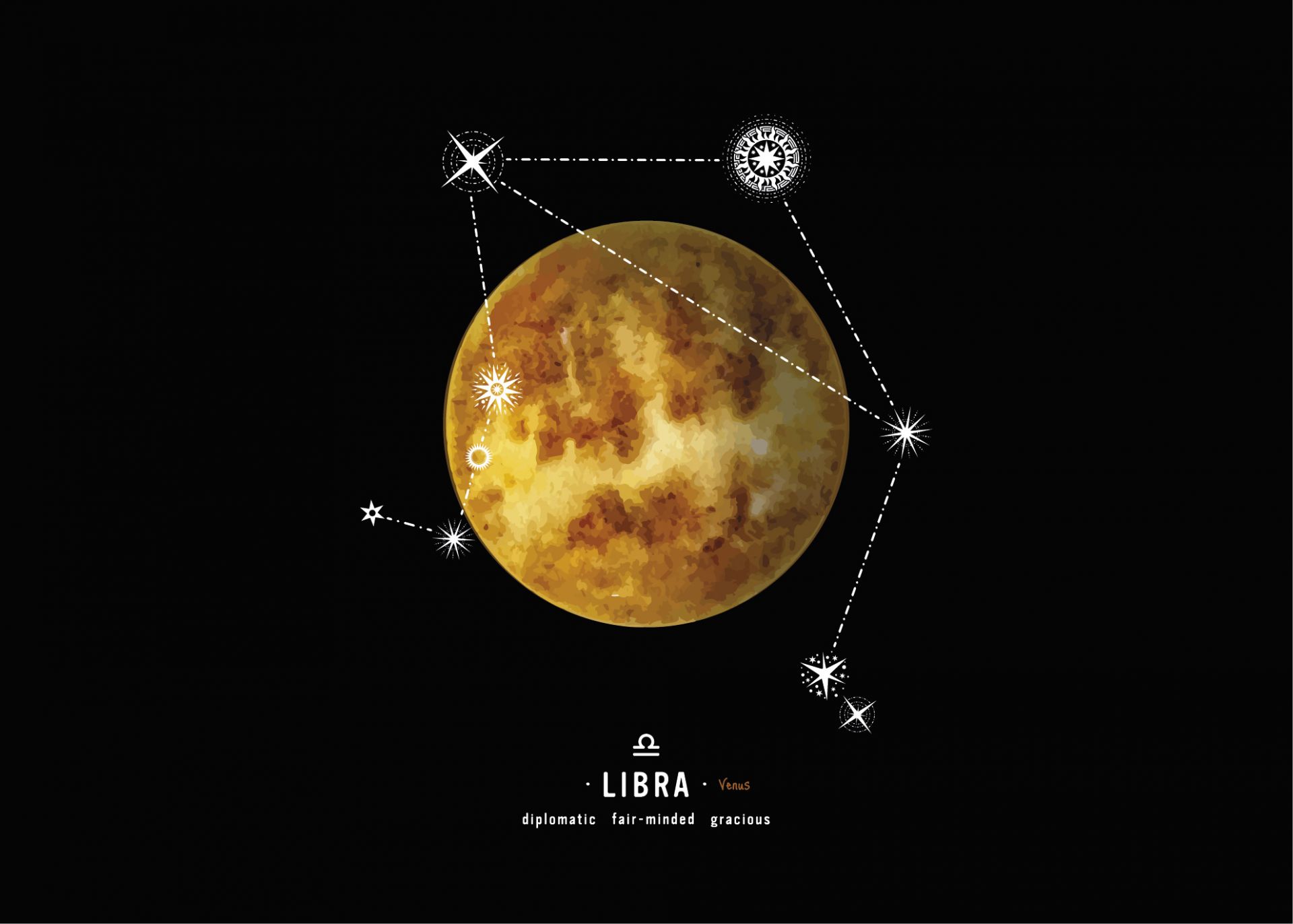 Planeta de constelación Libra