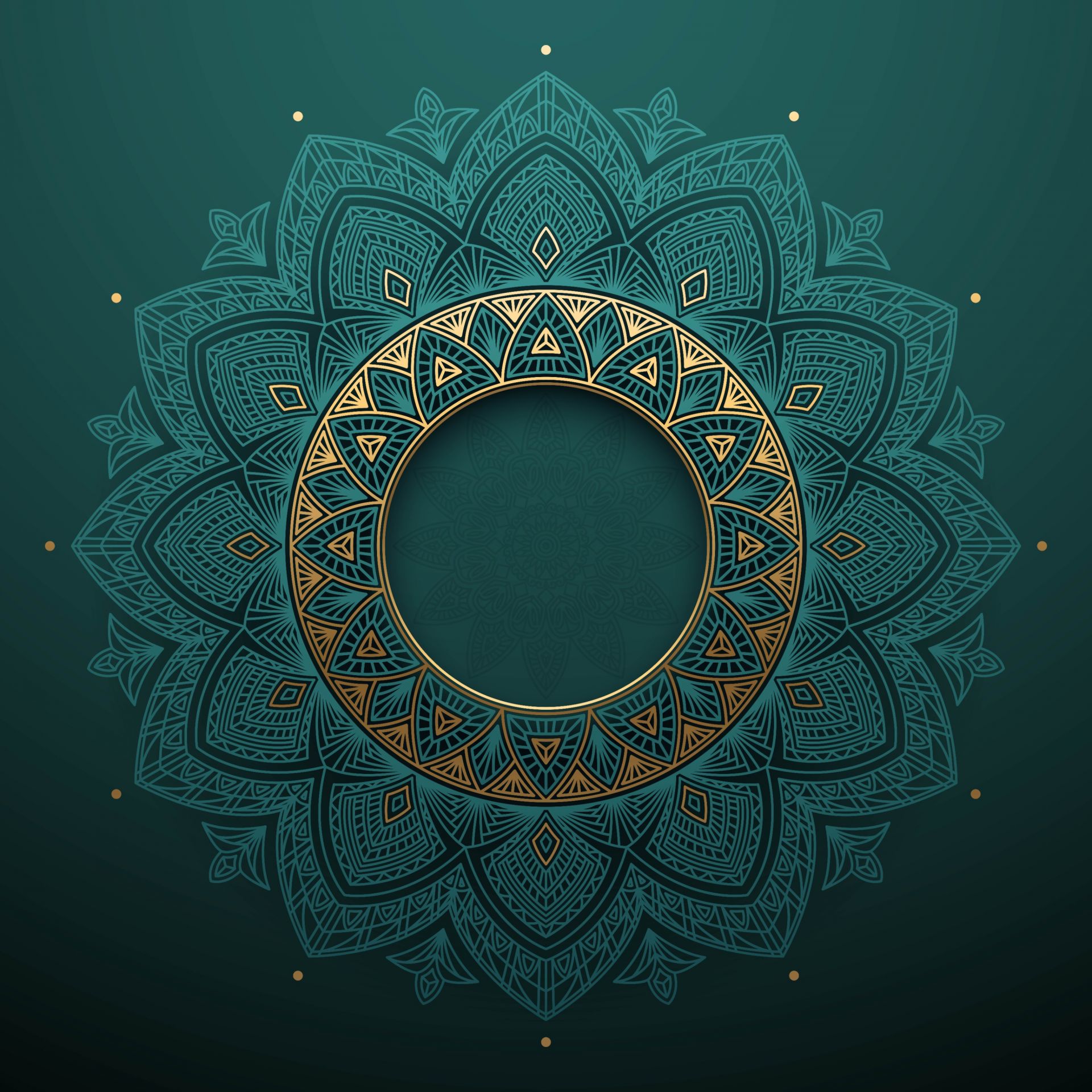 Elegante circulo de gracia