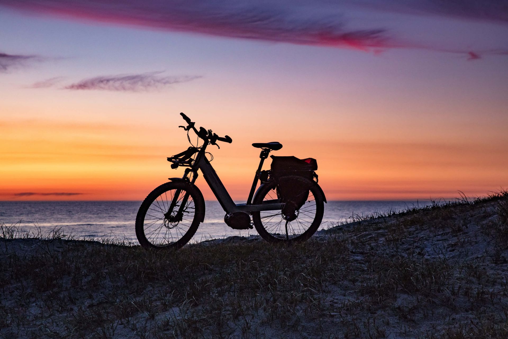 Bicicleta en el mar