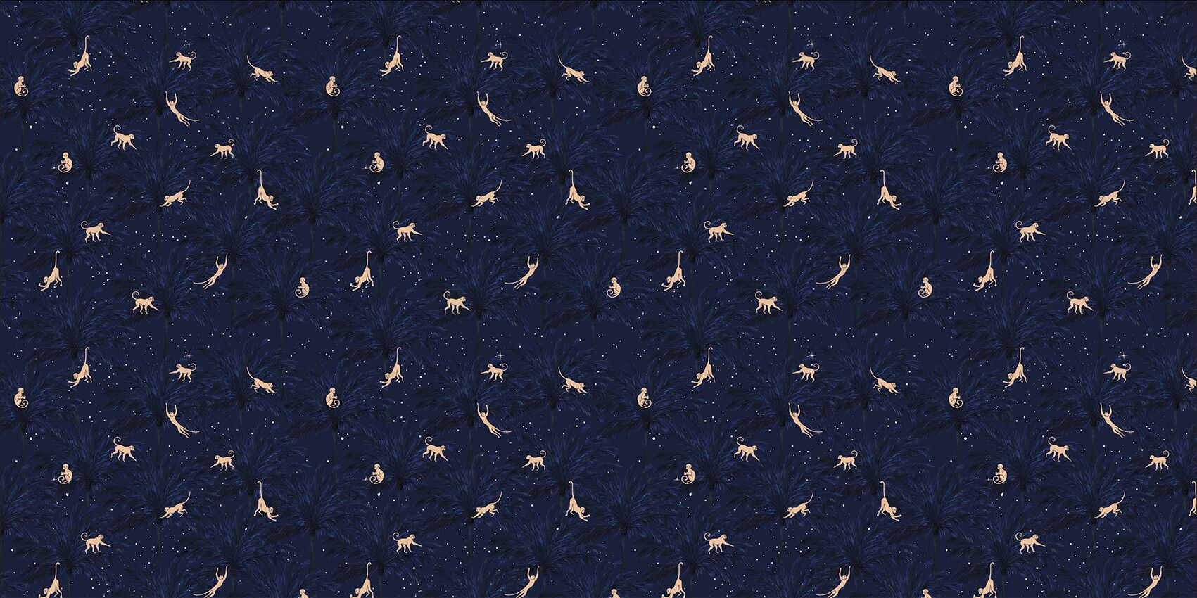 Monos tropicales - azul