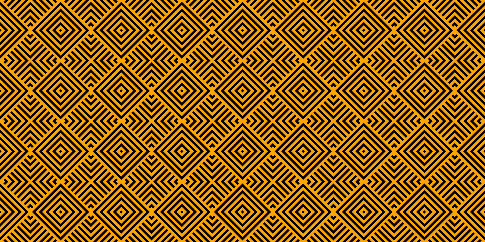 Art deco negro y dorado