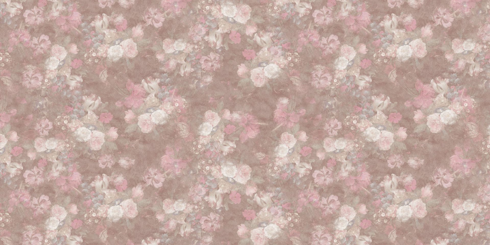 Paisaje floral barroco - pastel vintage