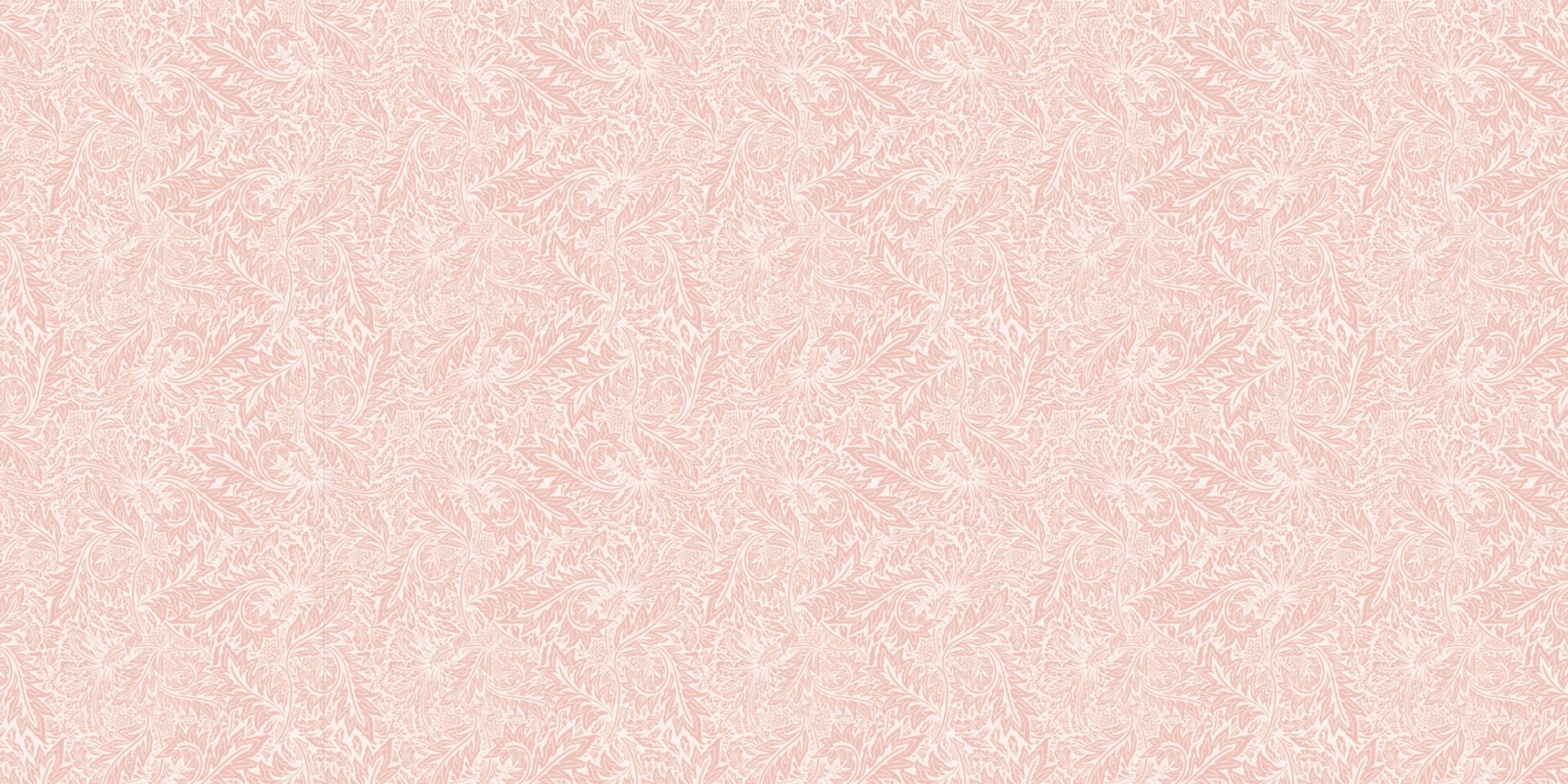 Morris Florals & Leaves - pelusa de melocotón