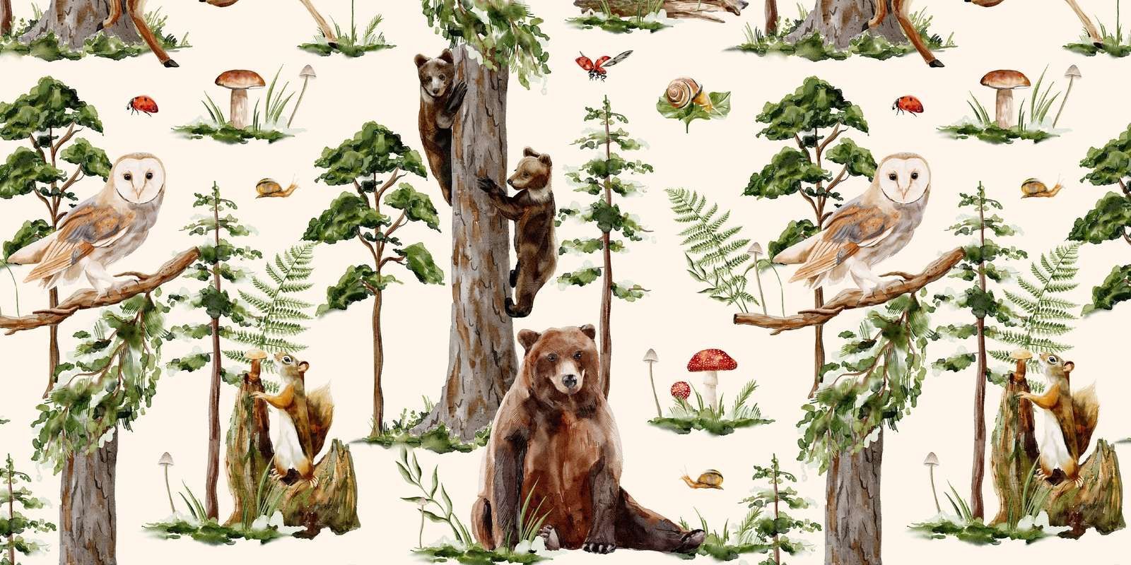 Mosaico de Vida en el Bosque