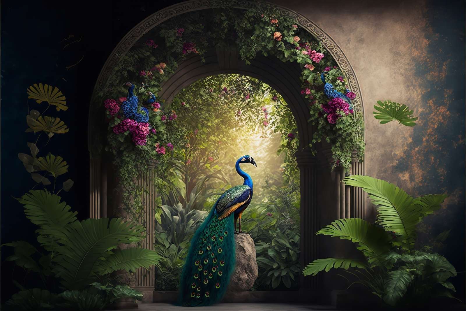 Pavo Real en Arco Encantado
