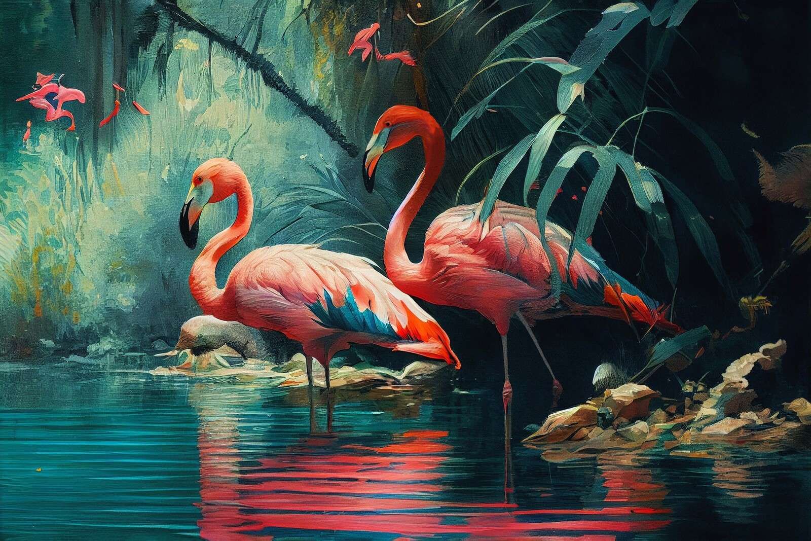 Despertar del Oasis de Flamencos