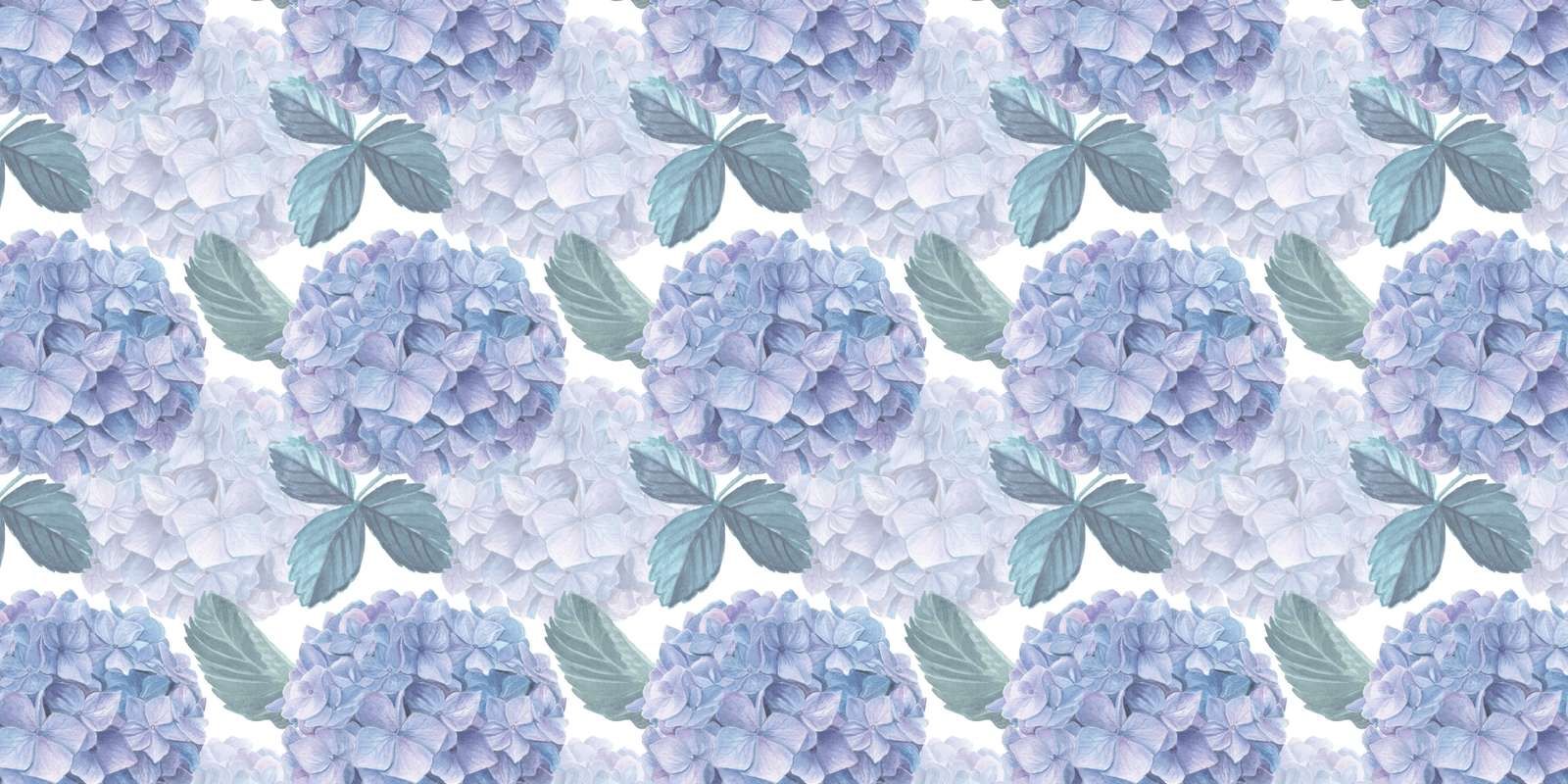 Gotas de Rocío en las Hortensias