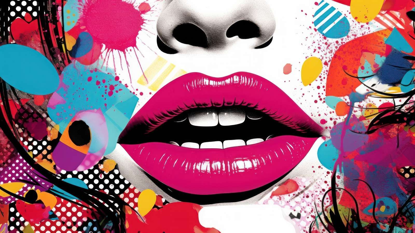 Labios Pop Art