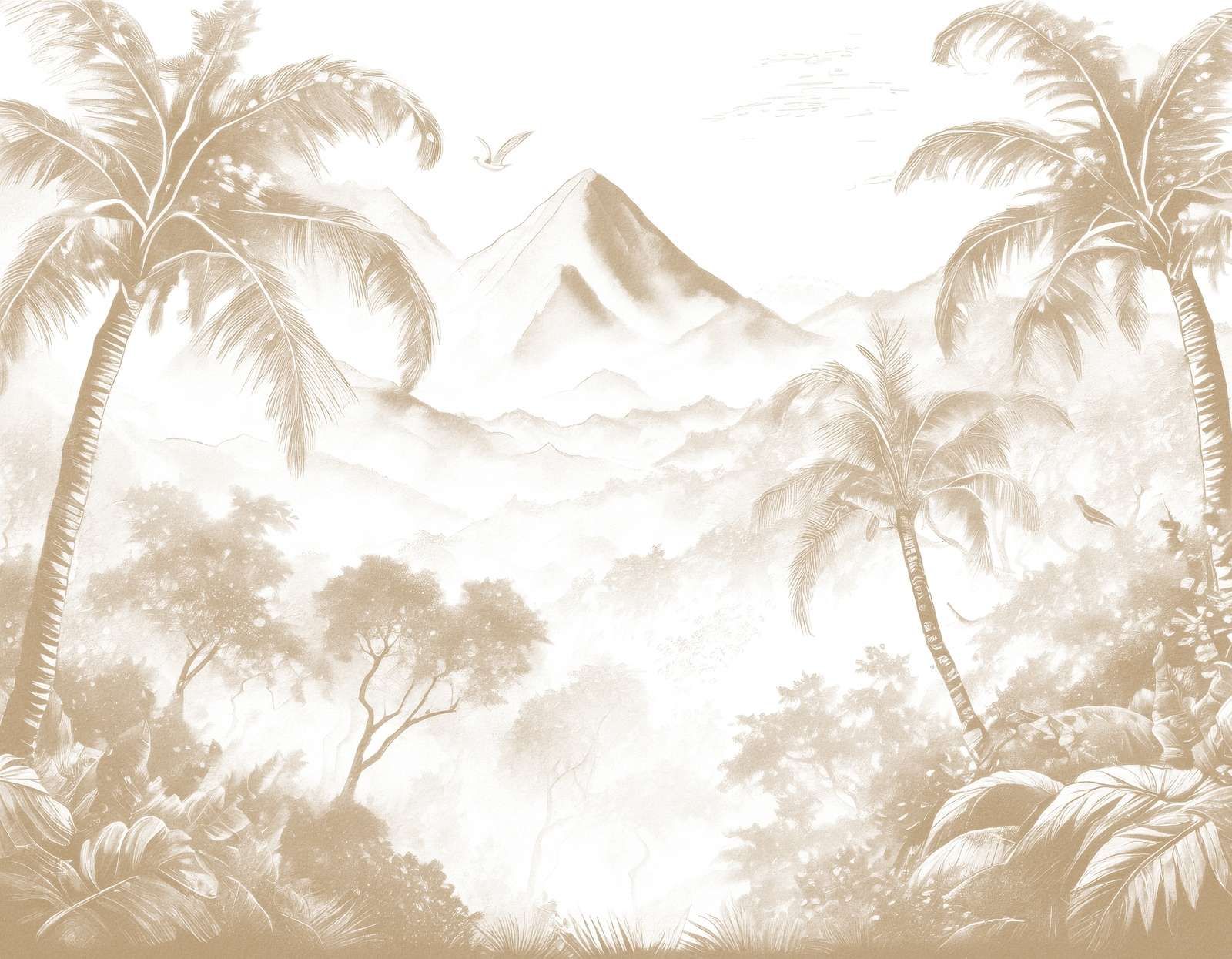 Amanecer en la Isla Volcánica, taupe