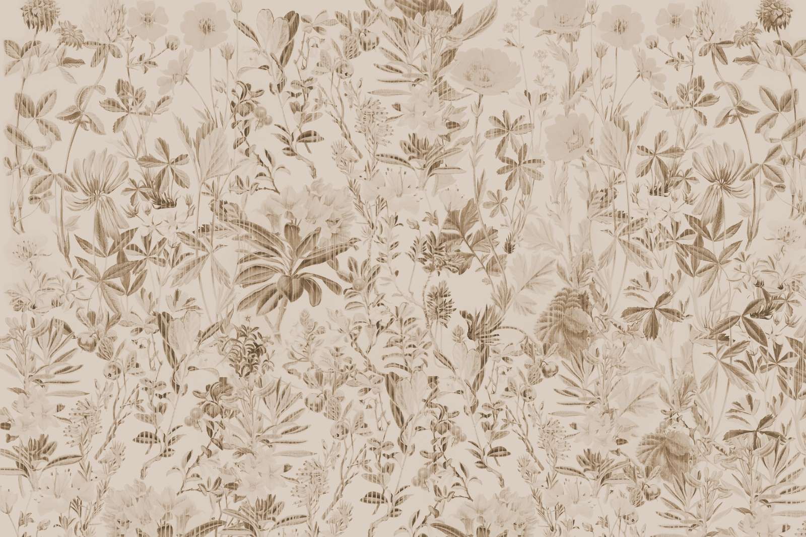 Jardín Gerbarium Sepia Claro