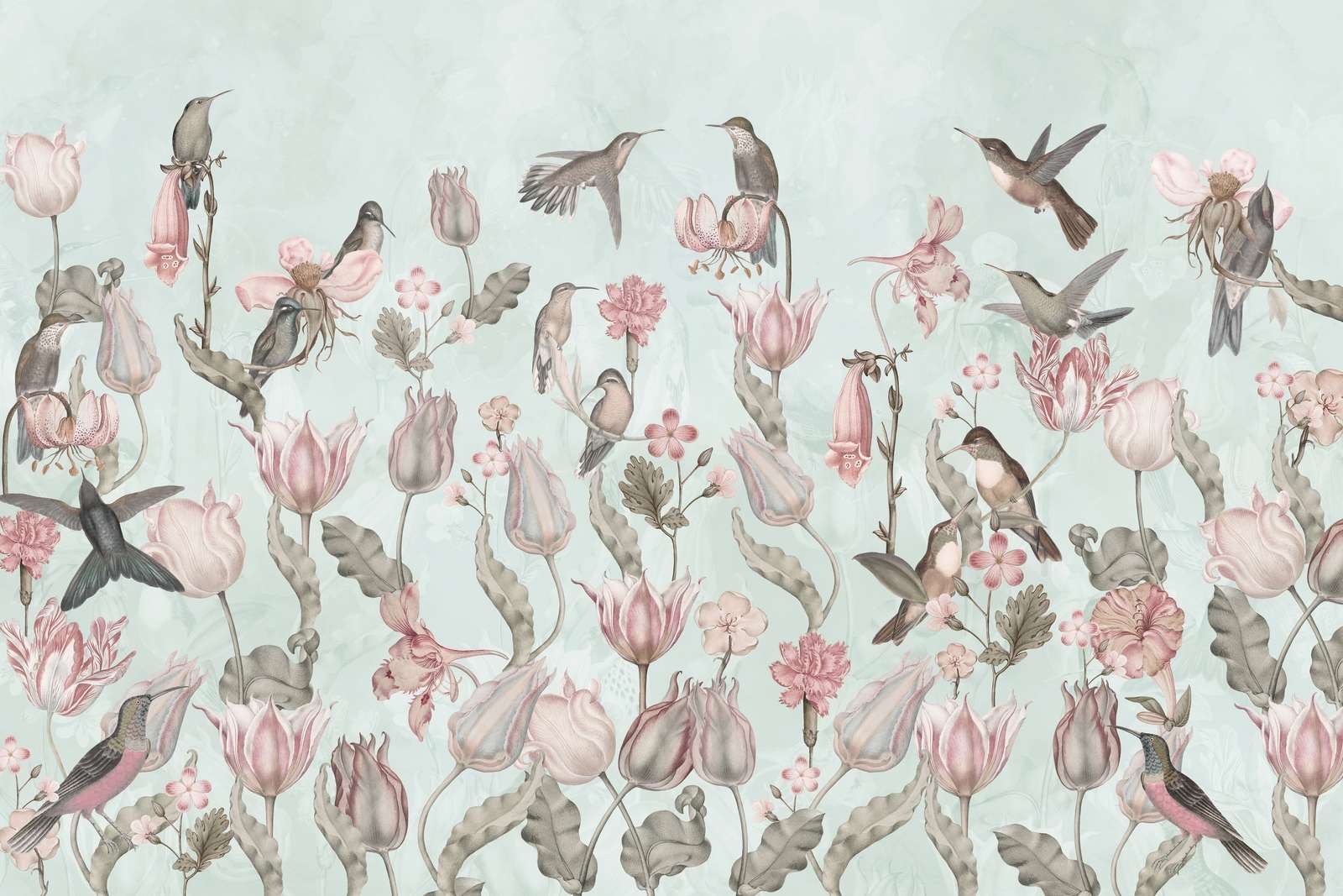 Sinfonía de Colibríes de Primavera - Pradera de Menta