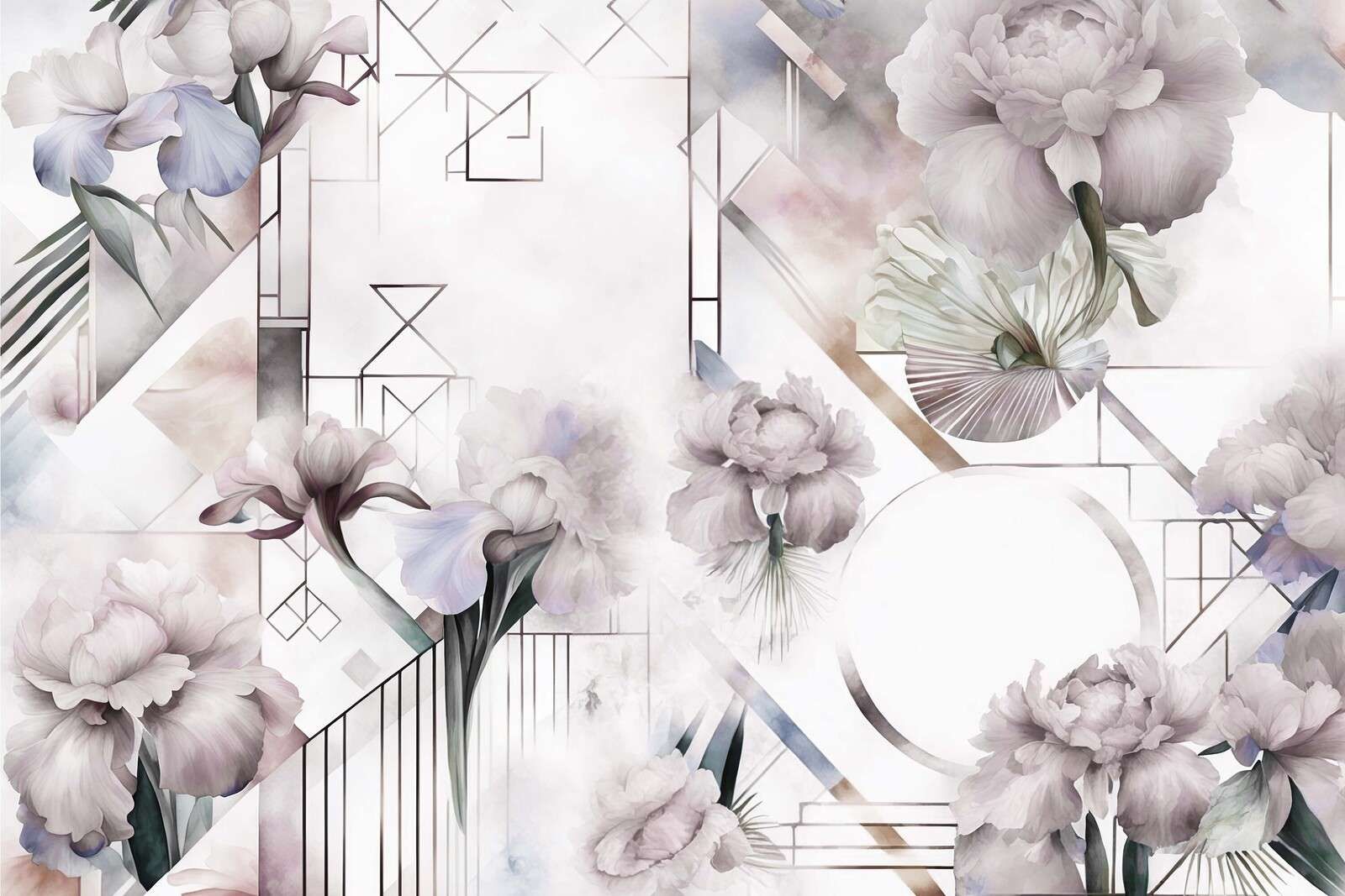 Geometría Acuarela Beige