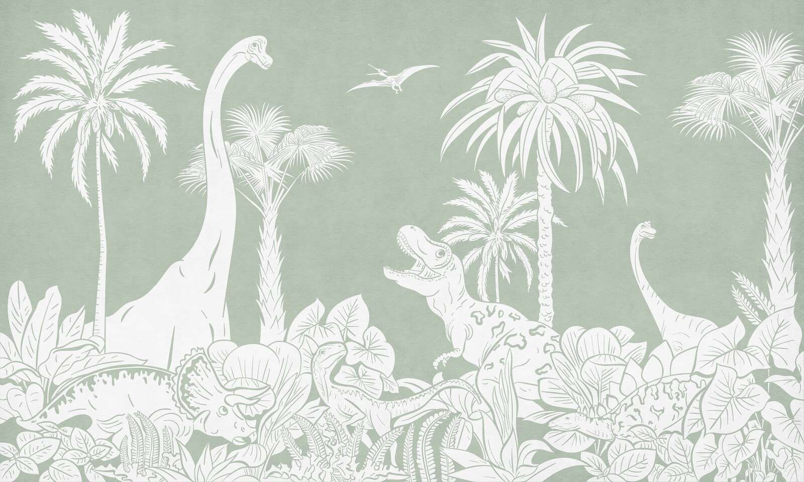 Dino Monocromo - Verde