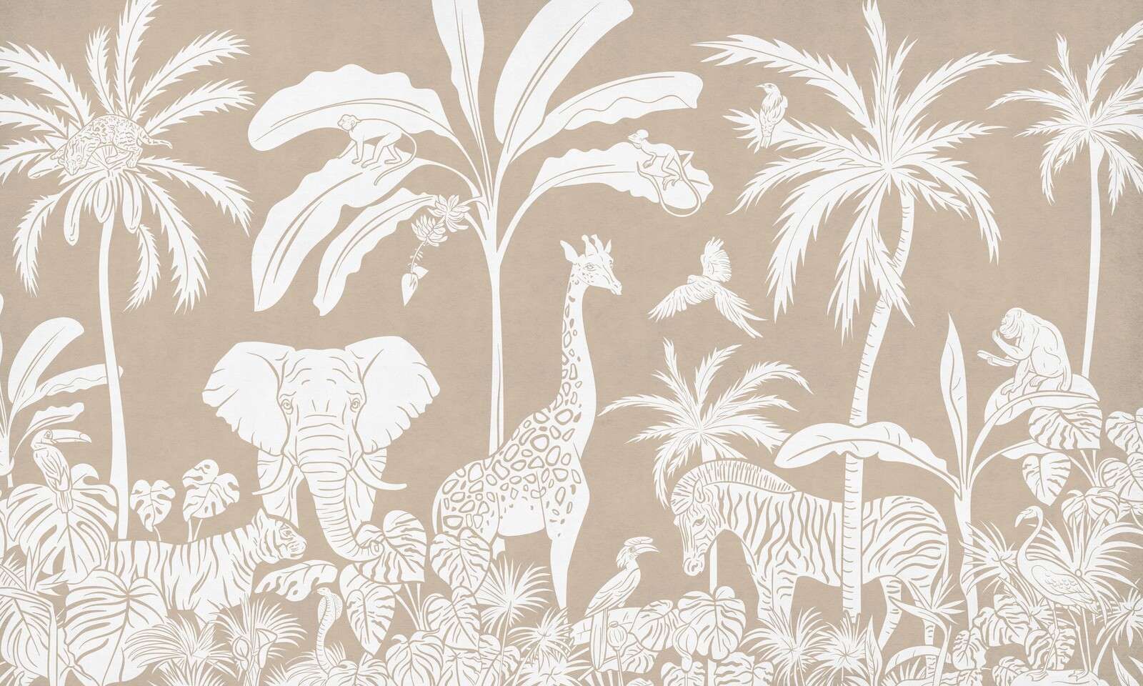Jungla Monocromática - Marrón